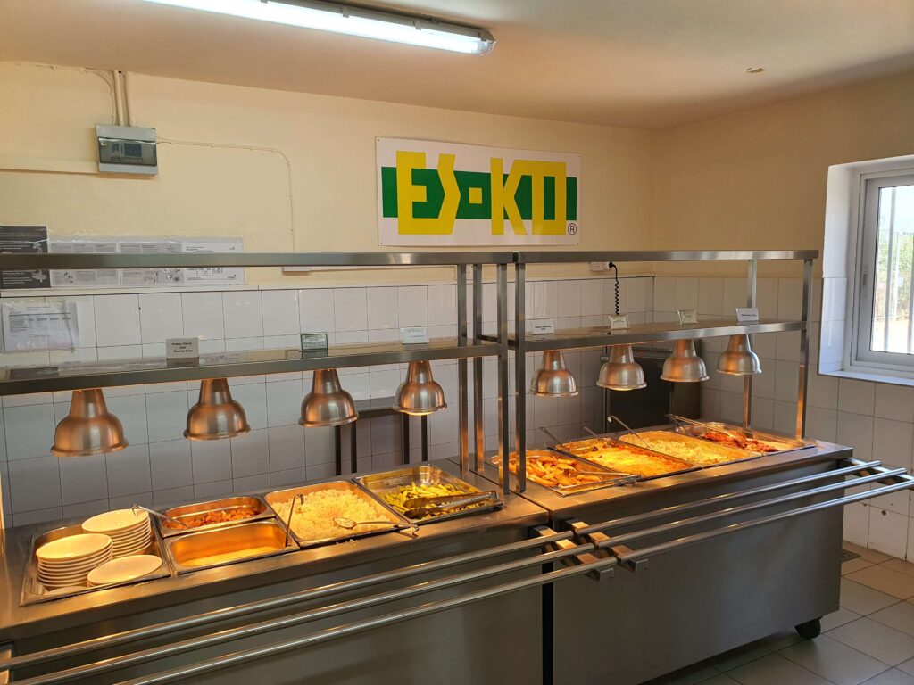 unficyp cafeteria buffet area